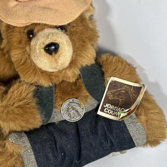 Vintage 1981 Jordache Jeans | Jordy Plush Bear Promotion 12” & 10” - Picture 3 of 11
